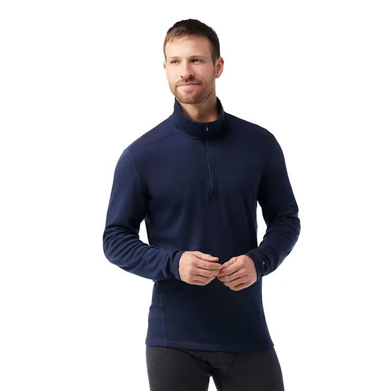 Smartwool M’s Classic Thermal Merino Base Layer 1/4 Zip – Deep Navy