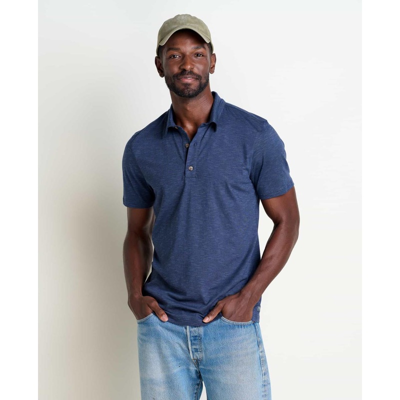 Toad & Co. Tempo Short Sleeve Polo – True Navy
