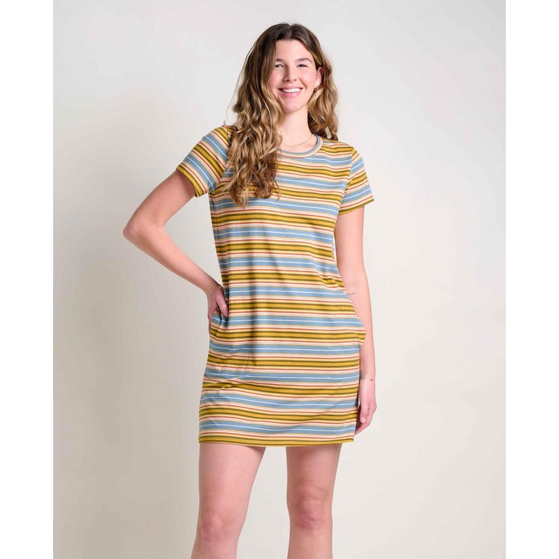 Toad & Co. Windmere II Short Sleeve Dress – North Shore Multi Stripe
