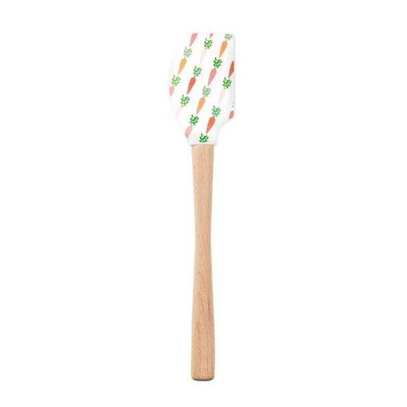Tovolo Spatulart Carrot Patch Wood Handled Spatula