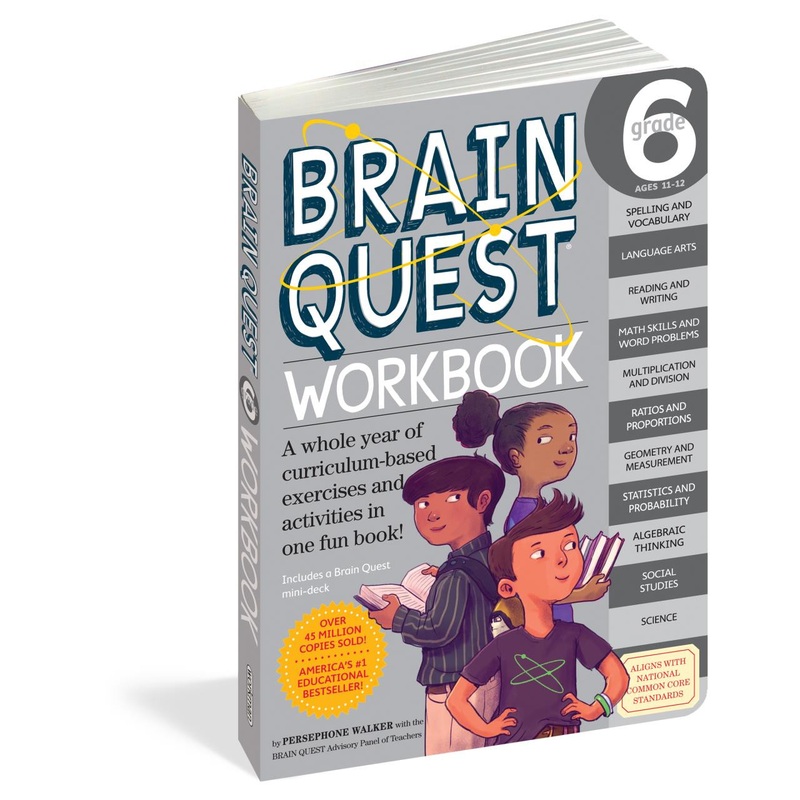 Workman Publishing 6th Grade Brain Quest Workbook