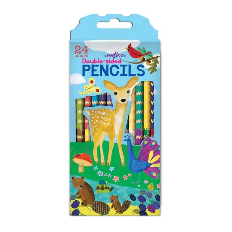 Eeboo Life On Earth Double Sided Colored Pencils