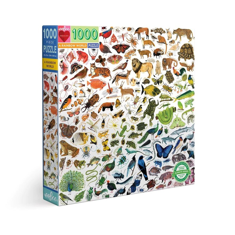 Eeboo Rainbow World 1000 Pc Puzzle