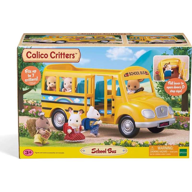 Epoch Everlasting Calico Critters School Bus