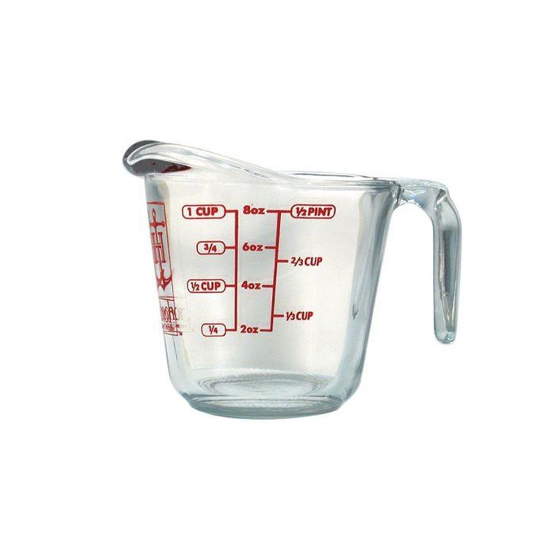 Harold Import Comp Anchor Glass Measuring Cup, 1 Cup