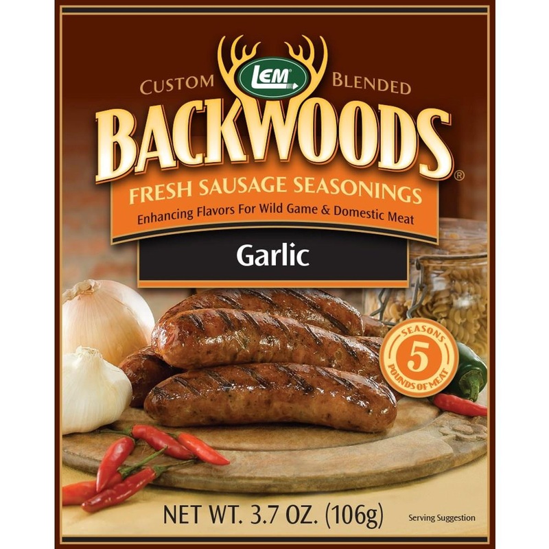 Lem Backwoods Garlic Fresh Sausage Seasoning – 5 lbs