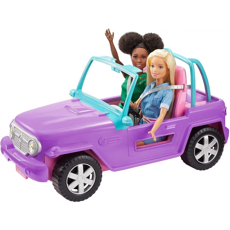 Mattel Inc Barbie Purple Jeep