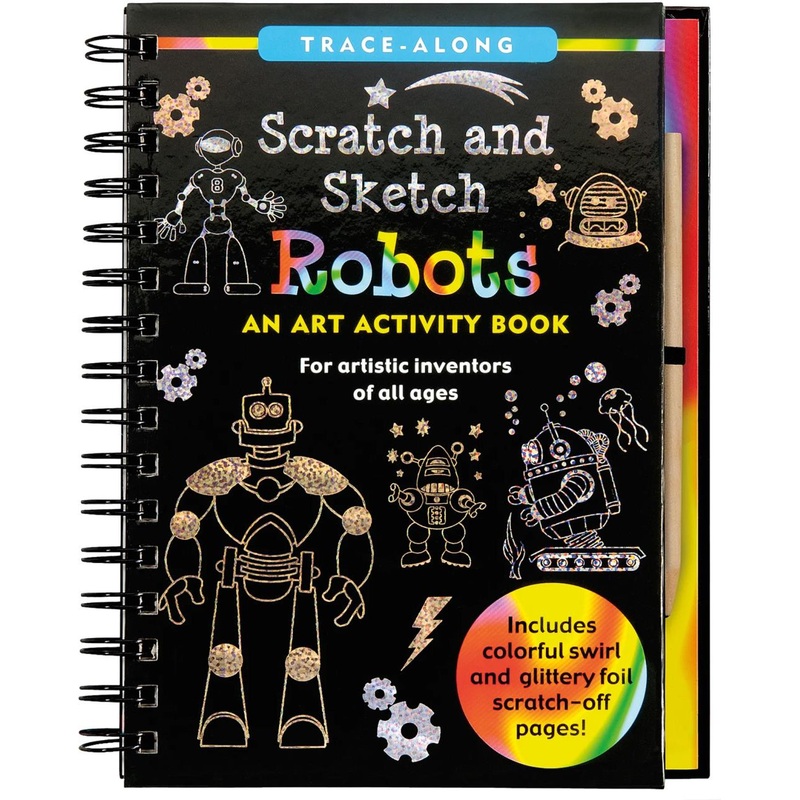 Peter Pauper Robots Scratch & Sketch