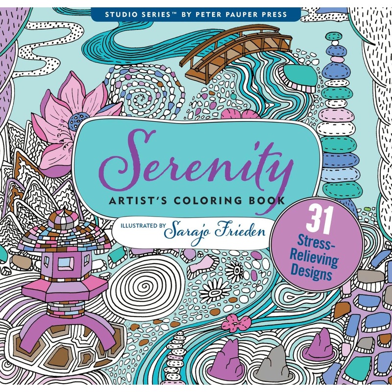 Peter Pauper Serenity Adult Coloring Book
