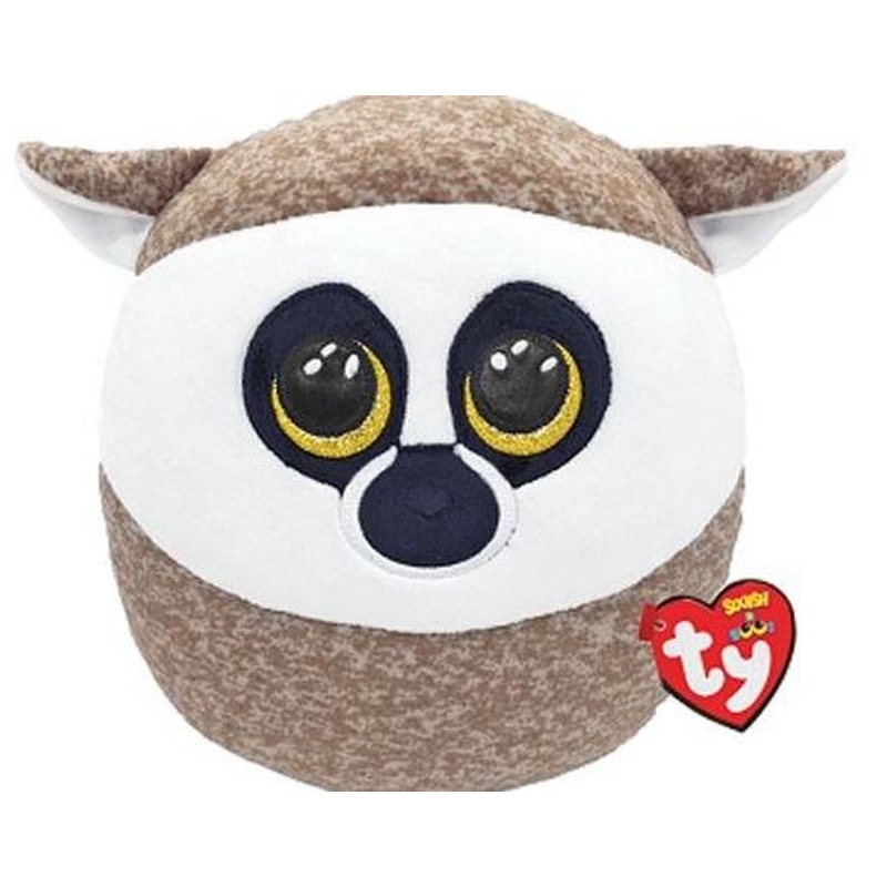 Ty Inc Linus the Brown and White Lemur (10″)