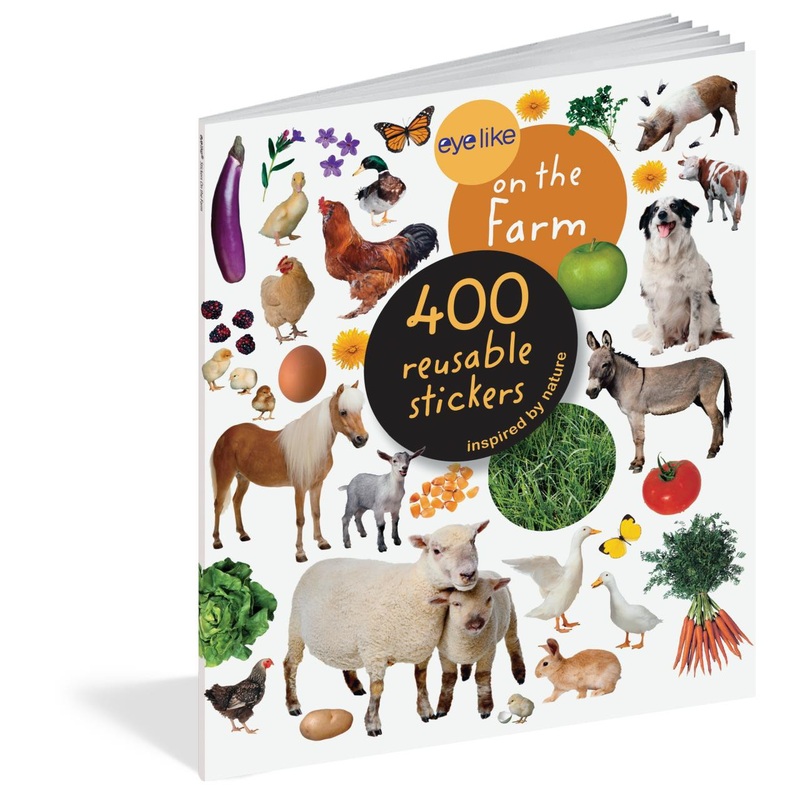 Workman Publishing On The Farm 400 Reusable Stickers