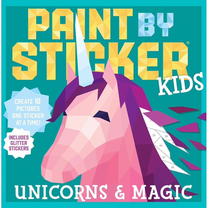 Workman Publishing Paint By Sticker Kides Unicorns & Magic