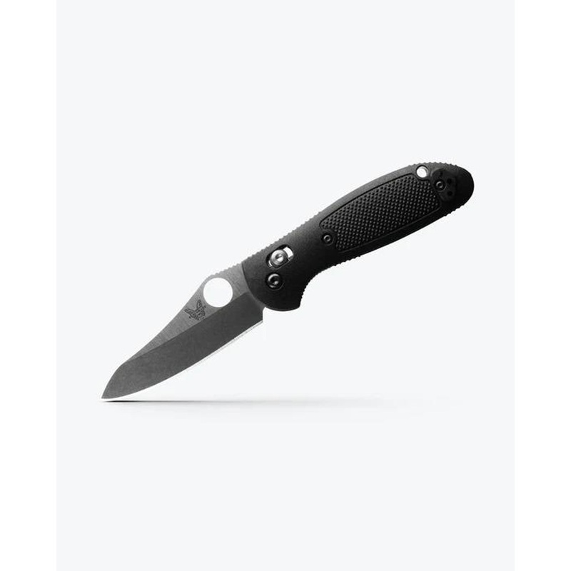 Benchmade Knives MINI GRIPTILIAN | BLACK GRIVORY | SHEEPSFOOT