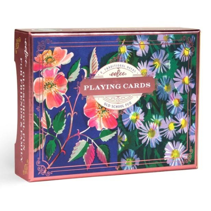 Eeboo Roses & Asters Playing Cards