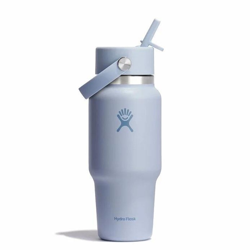 Hydro Flask 24 oz Wide Mouth Travel Bottle with Flex Straw Cap – Surf
