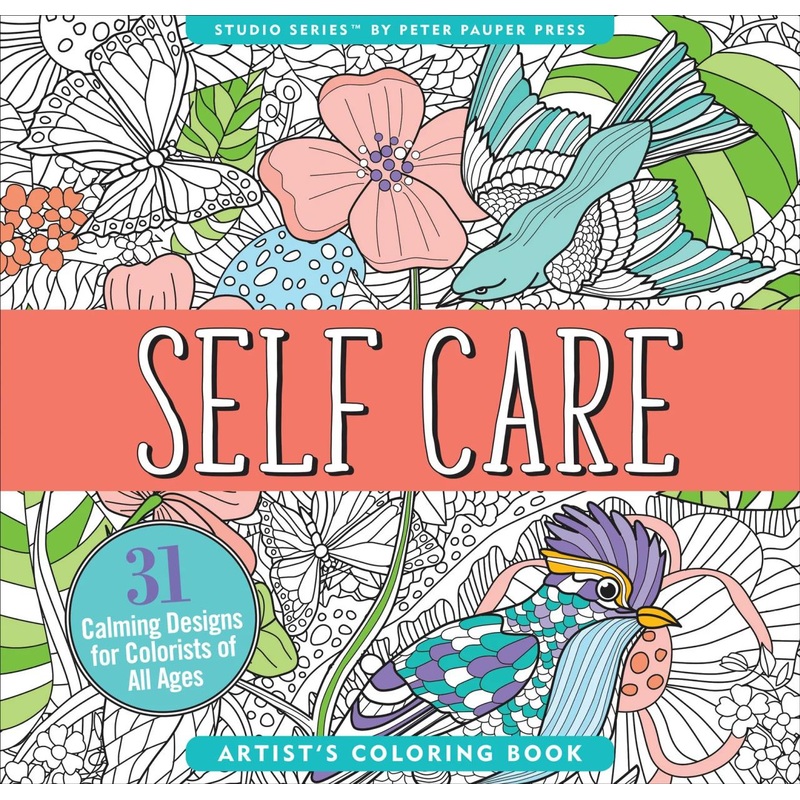Peter Pauper Self-Care Coloring Book