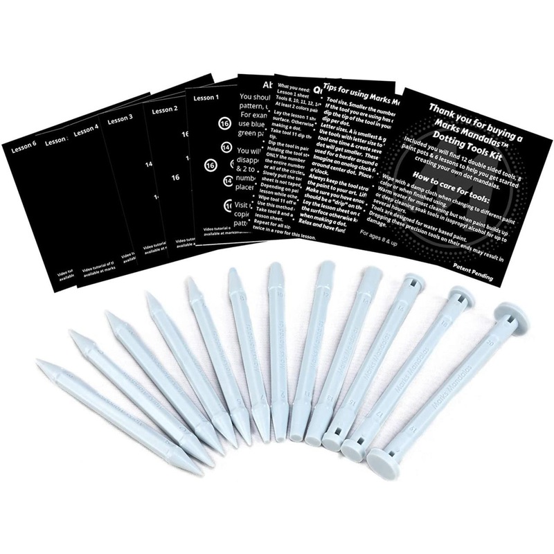 Slingshot Northwest Marks Mandalas 12 PC Dotting Tool Set
