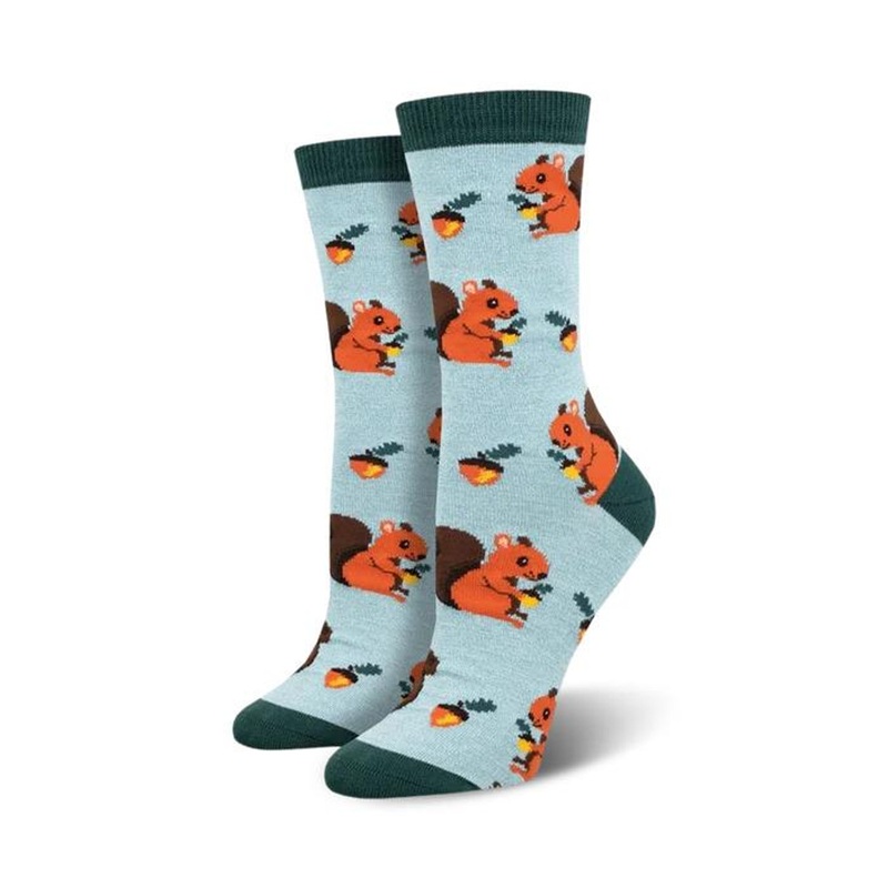 Socksmith Nuts for Squirrels Socks – Blue