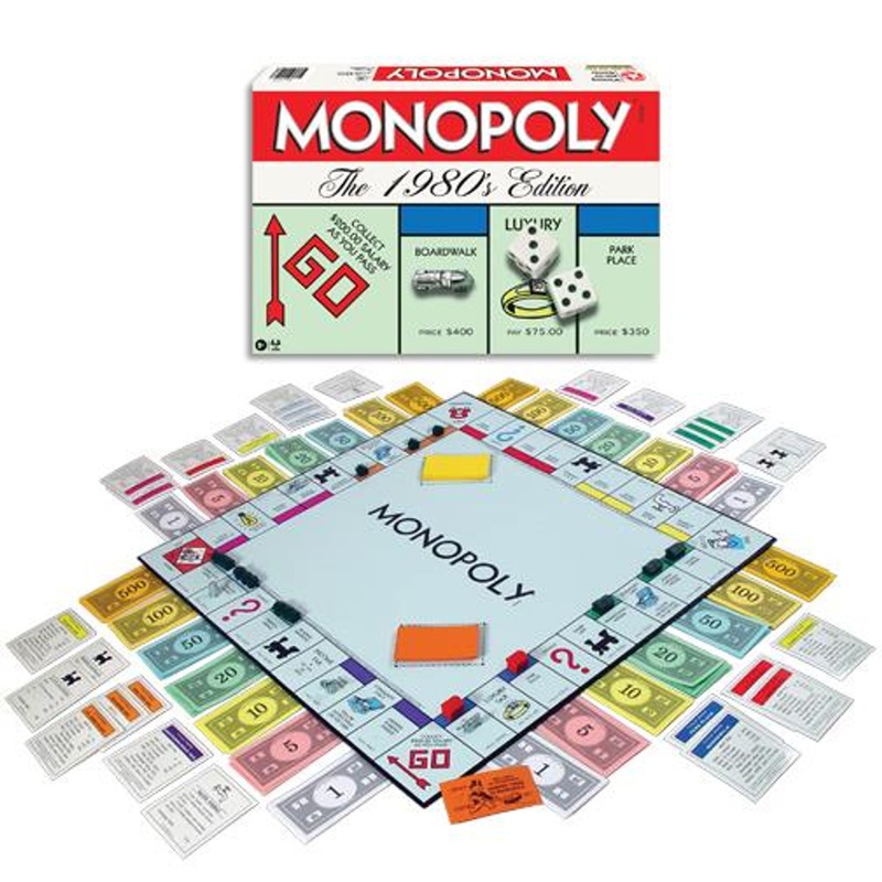 Winning Moves Monopoly The 1980’S Edition