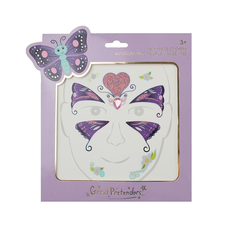 Creative Education Butterfly Face Stickers
