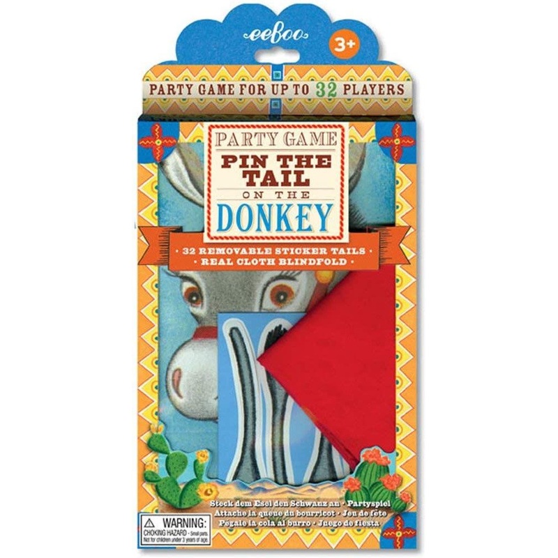 Eeboo Party Game Pin The Tail On The Donkey