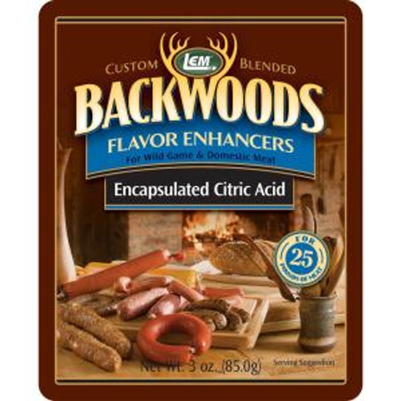 Lem Backwoods Encapsulated Citric Acid – 3 oz. For 25 Pounds Of Meat