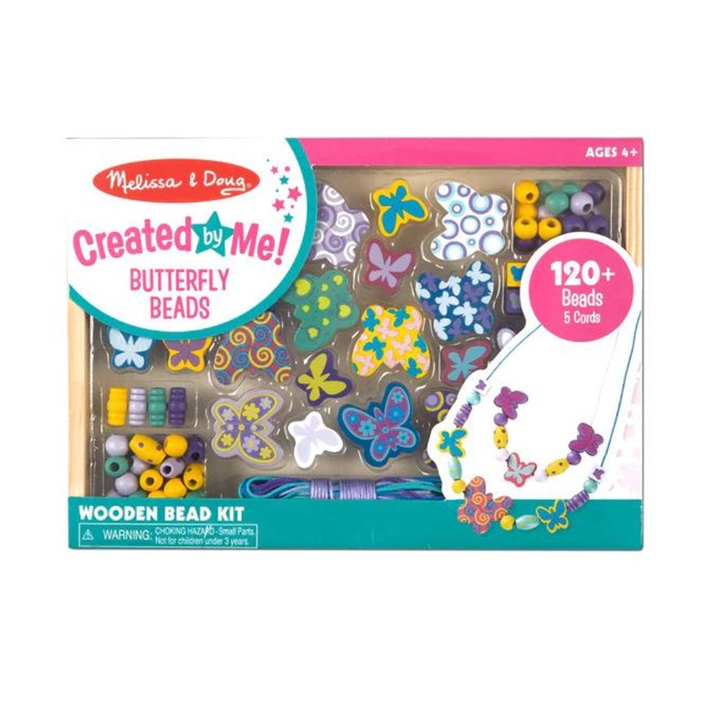 Mellissa & Doug Butterfly Friends Wooden Bead Set