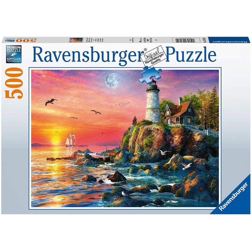 Ravensburger Lighthouse At Sunset