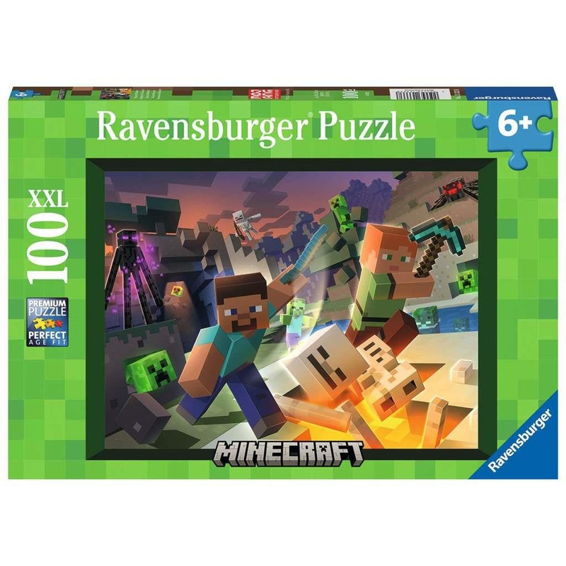 Ravensburger Monster Minecraft 100pc Puzzle