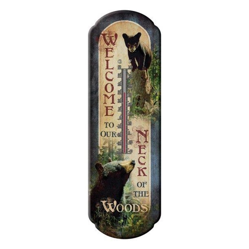 Rivers Edge Products Welcome Bear Thermometer