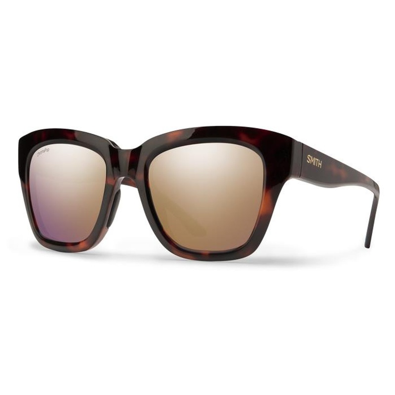 Smith Optics Sway – Tortoise + ChromaPop Polarized Rose Gold Mirror Lens