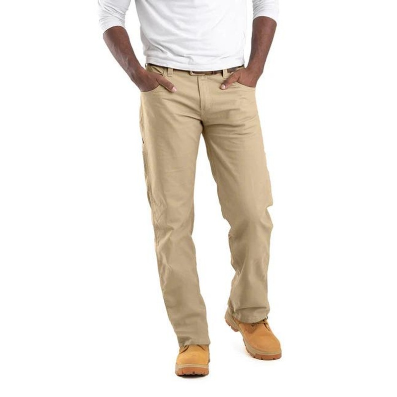 Berne Apparel Highland Flex Duck Relaxed Fit Carpenter Pant – Timber Khaki