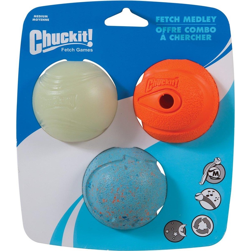 Chuckit! Fetch Medley 3pk Sm