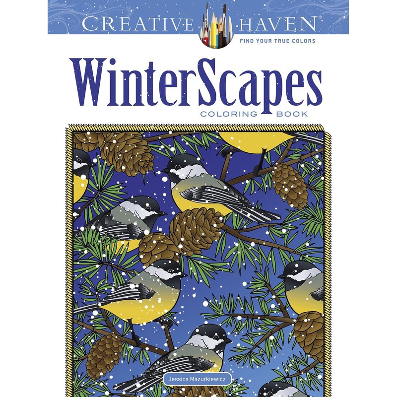 Dover Publications Winterscapes Coloring Book
