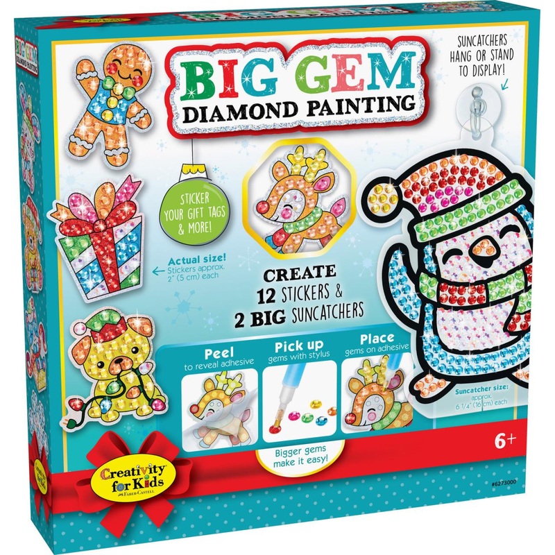 Faber Castell Holiday Big Gem Diamond Painting Kit
