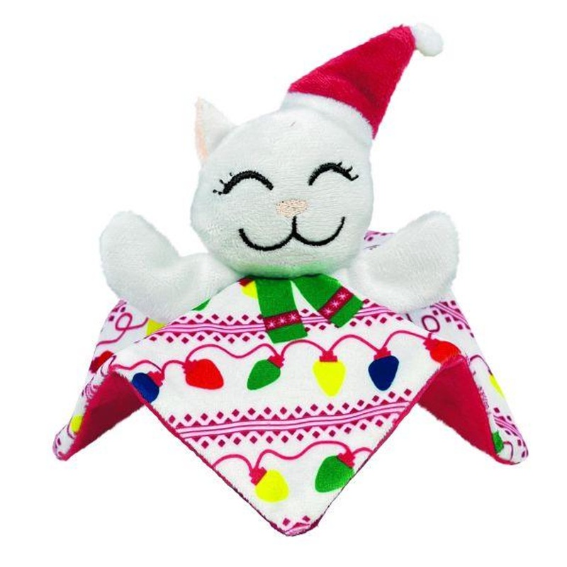 Kong Holiday Cat Crackles Santa Kitty