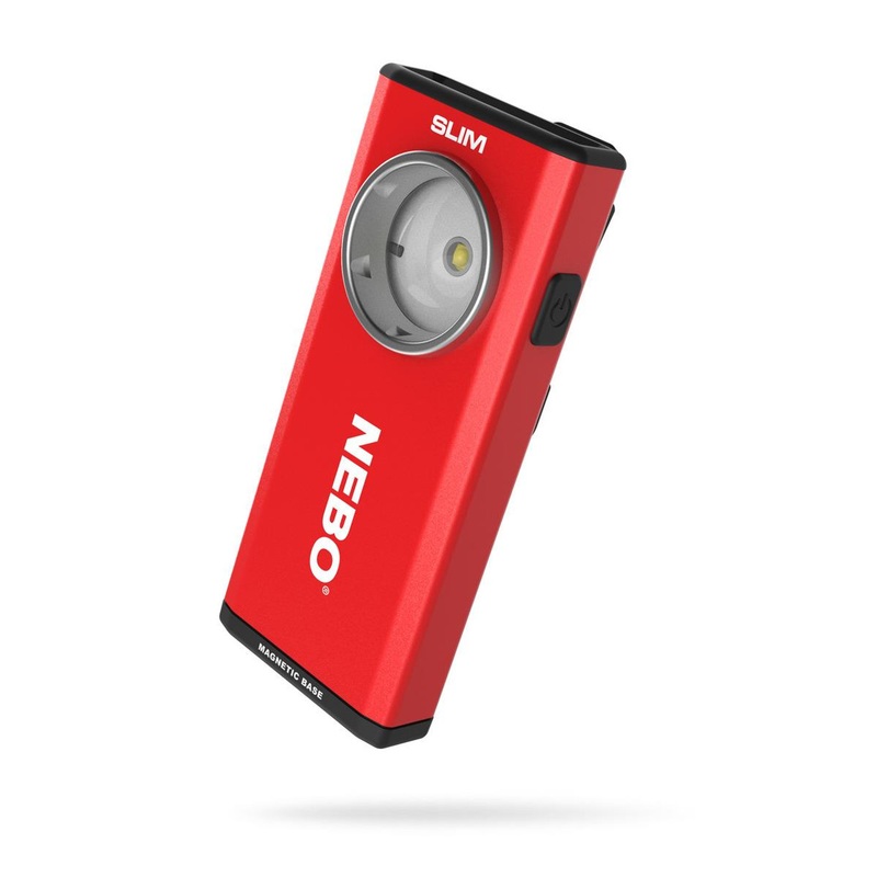 Nebo SLIM Rechargeable Pocket Light – Red