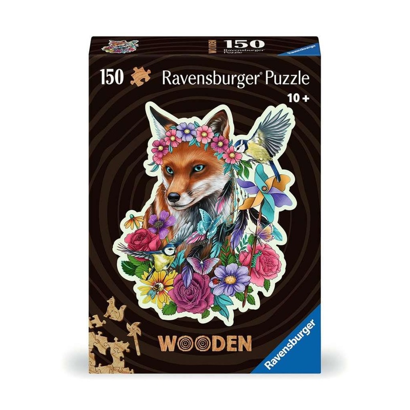 Ravensburger Wood: Colorful Fox – 150 pc. Puzzle