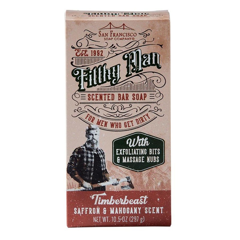 San Francisco Soap Company Filthy Man Bar Soap – Timberbeast: Saffron & Mahogany