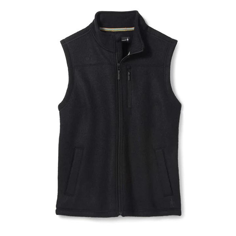 Smartwool Men’s Hudson Trail Fleece Vest -Charcoal Black
