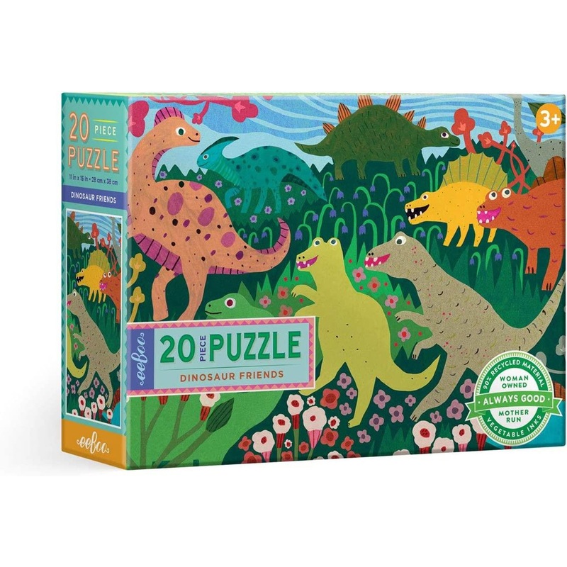 Eeboo Dinosaur Friends 20pc Puzzle
