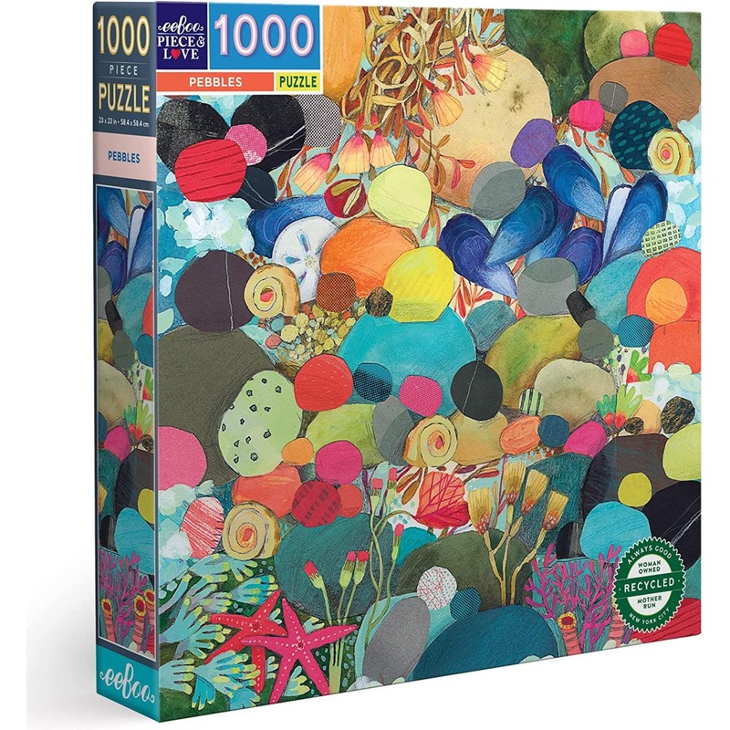 Eeboo Pebbles 1000pc Puzzle