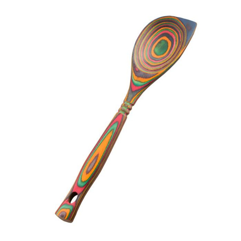 Island Bamboo Rainbow Pakka Corner Spoon