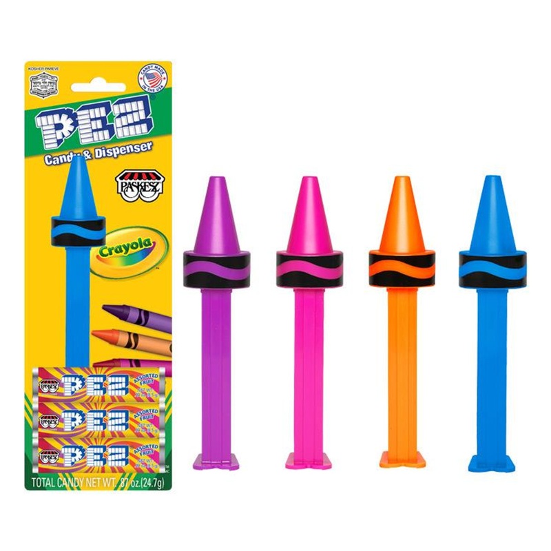 Pez Candy Assorted Crayola Crayons