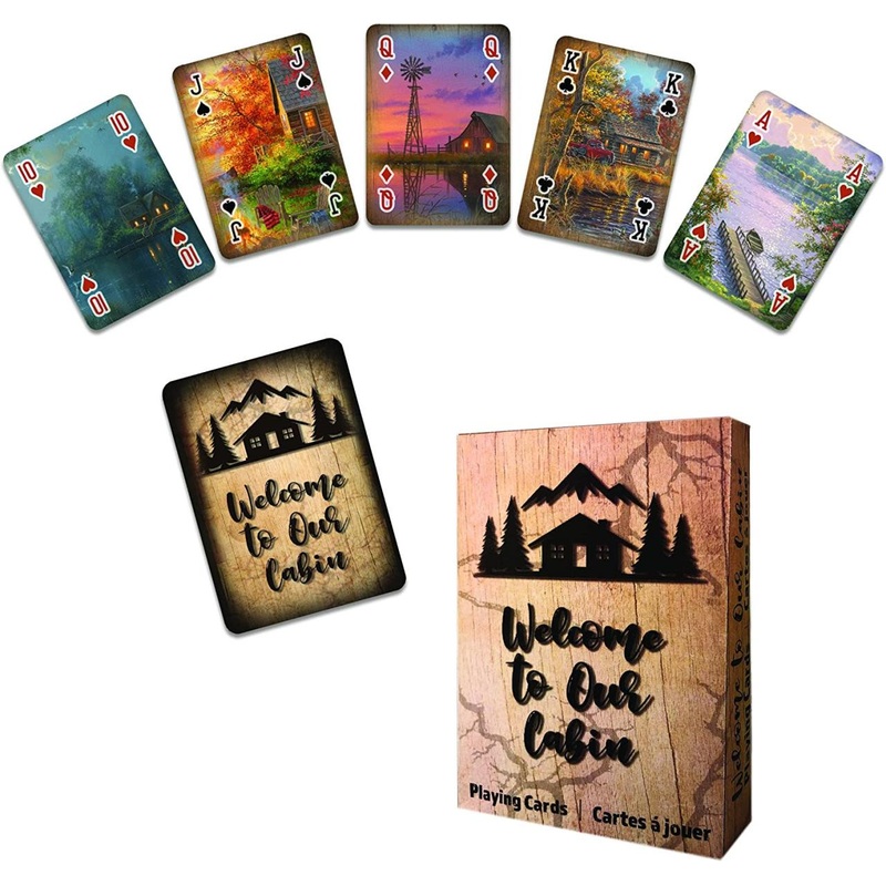 Rivers Edge Products Cabin Playing Cards