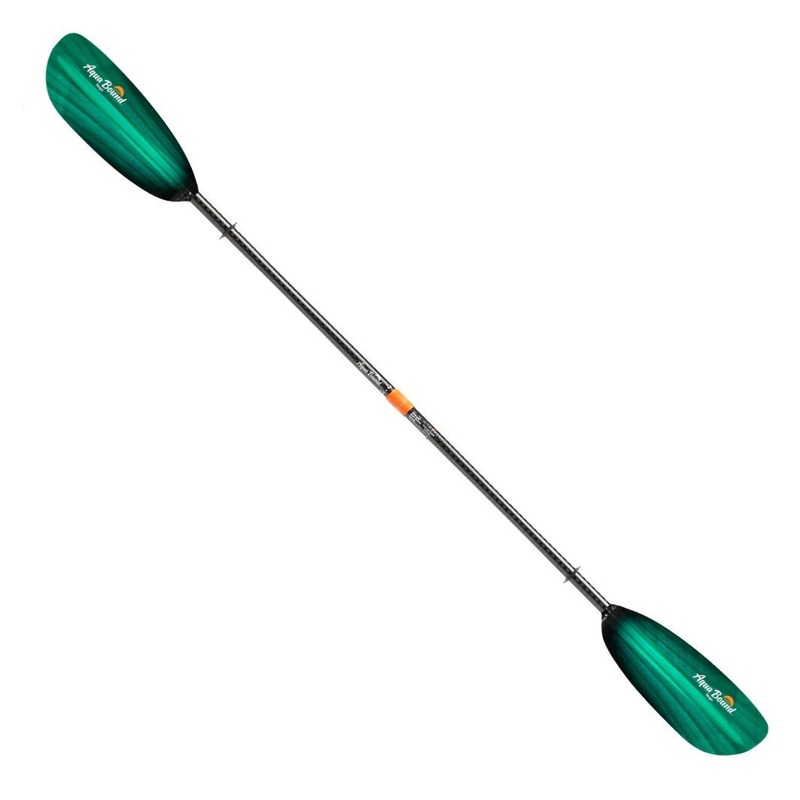 Aquabound Tango Fiberglass 2-Piece Straight Shaft Kayak Paddle – Green Tide