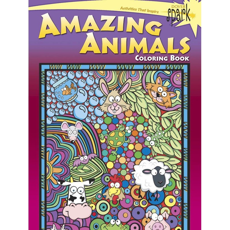 Dover Publications Amazing Animals Coloring Book