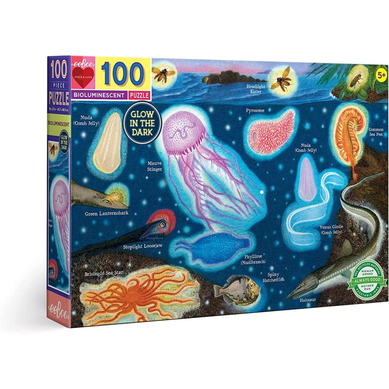 Eeboo Bioluminescent 100 pc Puzzle
