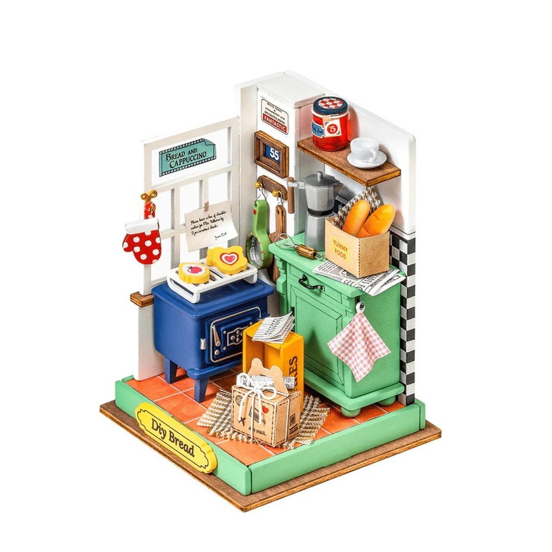 Hand Craft Us DIY Miniature Dollhouse Kit | Afternoon Baking Time