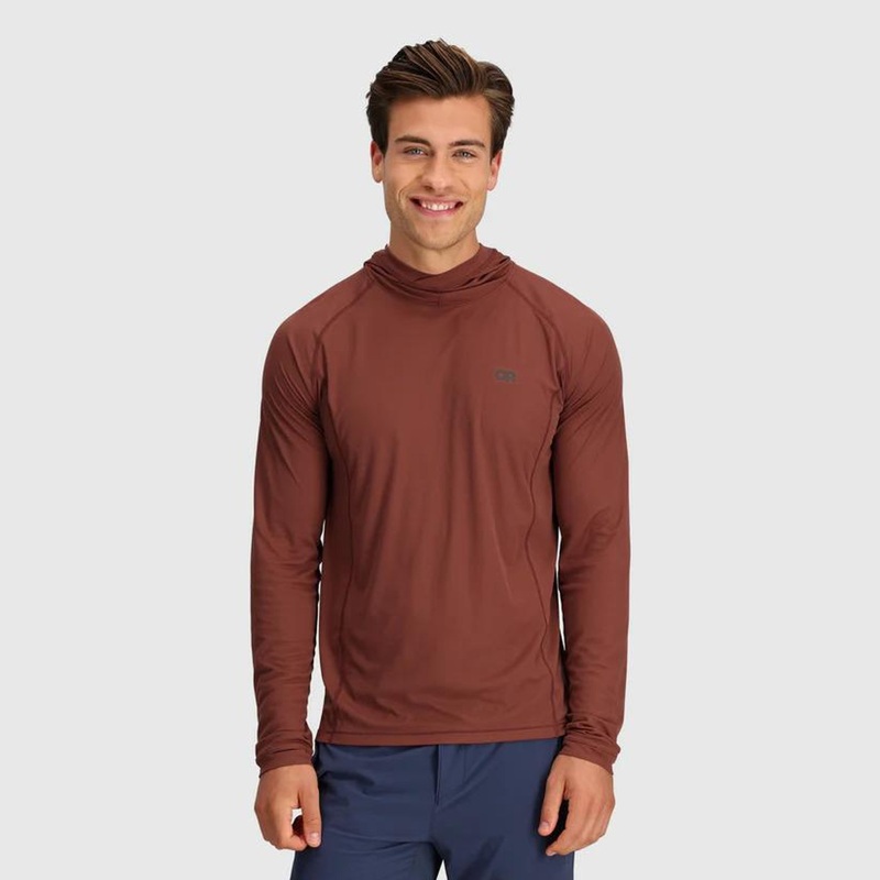 Outdoor Research Mens Echo Hoodie Brick